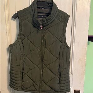 Tommy Hilfiger Dark Green Quilted Vest